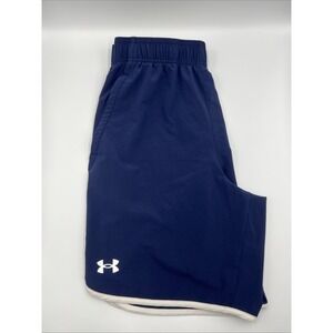 Under Armour 8" Mens Navy Blue Athletic Shorts Size Medium‎